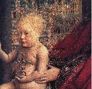 EYCK, Jan van The Virgin of Chancellor Rolin (detail) ds china oil painting reproduction